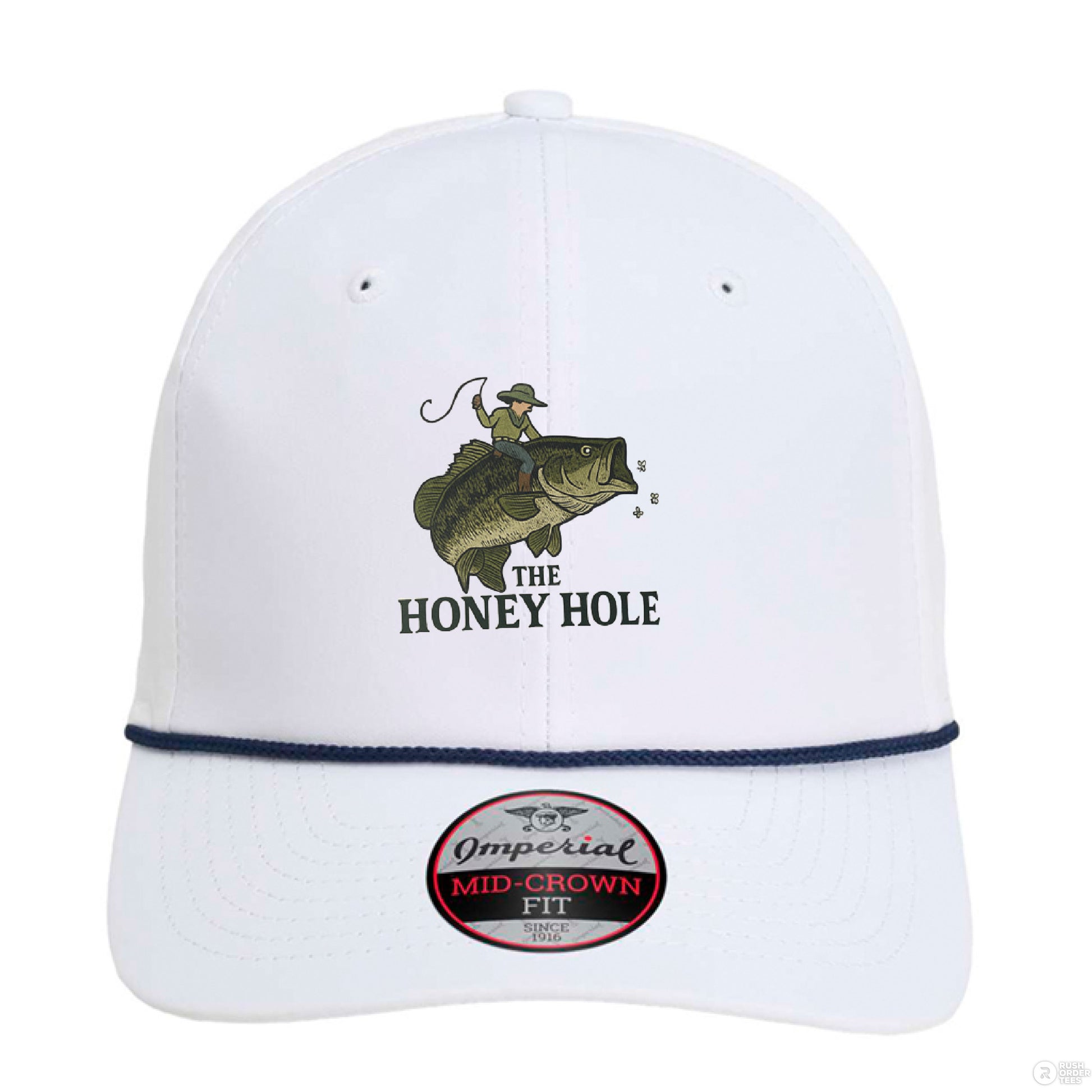 White/ Navy - FRONT